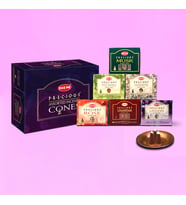 HEM Precious Assorted Parfümlü Dhoop Konileri - 12 Paket