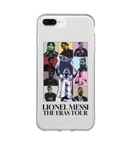 Iphone 7 PLUS - 8 PLUS Uyumlu Lionel Messi Tasarımlı Şeffaf Telefon Kılıfı