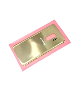Samsung Galaxy S9 PLUS Arka Pil Batarya Kapağı (CAM) GOLD