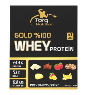 Torq Nutrition Gold Whey Protein 35 gr x 14 Saşe - Çikolata