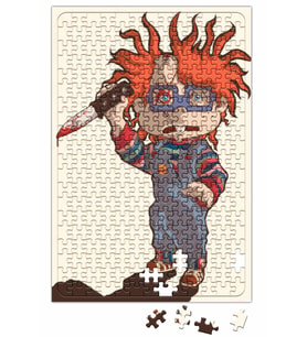 Rugrats Meets Childs Play Chuckie or Chucky Puzzle 240 Parça