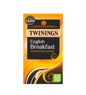 Twinings English Breakfast 40 Tea Bags 100g