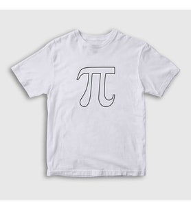 Presmono Unisex Çocuk Beyaz Pi Sayısı Math Matematik T-Shirt 422141tt (Beyaz)