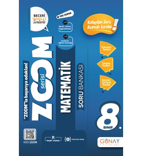 Günay Yayınları Güncel 8. Sınıf Matematik Zoom Etkin Konu Anlatımlı Soru Bankası Yeni Nesil (Çok Renkli)