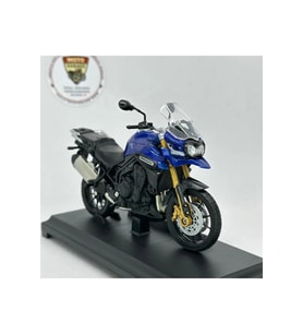 Triumph Explorer Maket Motor - 1:18 Welly Diecast Siyah