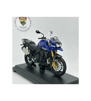 Triumph Explorer Maket Motor - 1:18 Welly Diecast Siyah