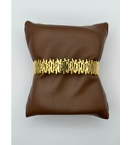 Arnes Jewelry Çelik Caprea Odessa Zigzag Bileklik (Gold)