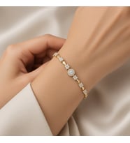 STİL İNCİSİ/XUPING JEWELRY PAPATYA ZİRKON TAŞLI BİLEKLİK