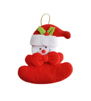 Yılbaşı Kardan Adam Kırmızı Asma Süs 10 cm