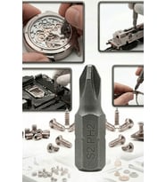 Bits Uç Matkap Ucu Tornavida Ucu Vidalama Ucu S2 Yüksek Kalite Çelik SPH2 25 - 637962027815 (Gümüş)