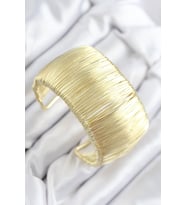 Pirinç Tel Sarma Model Gold Renk Kadın Bileklilk 5886 - HPSBYI8708-4670