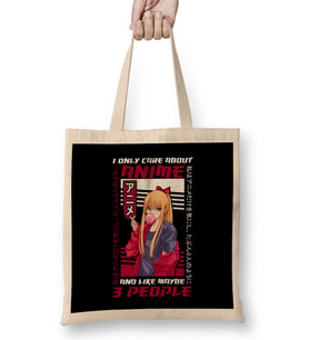 I Like Anime Video Games And Maybe 3 People Gamer Bez Çanta Uzun Saplı