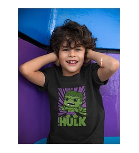 The Incredible Hulk Baskılı Unisex Avengers Film Çocuk Tişört (1-12 YAŞ)