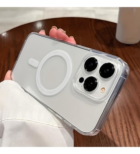 Apple iPhone 14 Pro Max 6.7'' Magsafe Şeffaf Silikon Kılıf