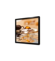 Spa Taşları Çerçeveli Mdf Tablo