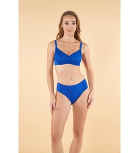 Estiva Toparlayıcı Balenli Bikini Takımı - Mavi