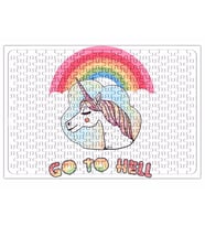 Unicornio Go To Hell Puzzle 240 Parça Yapboz
