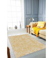 Sarı Leopar Kaymaz Tabanlı Makinede Yıkanabilir Halı LE007 - 100 x 160 cm