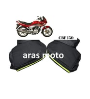 Honda Cbf 150 Rüzgarlık Elcik Koruma Telefon Tutuculu - Arasmoto (Siyah)