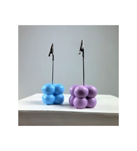Bubble Not Tutucu 2'li Set ( Açık Mavi - Lila )