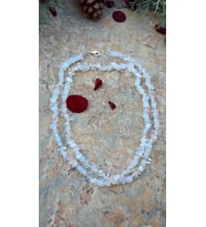 STONEAGE JEWELLERY Aytaşı Çift Sıra Doğal Taş Bayan Kolye