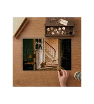 Terkedilmiş Ev Tasarımı 240 parça Ahşap Puzzle Ahşap Kutuda MP05105