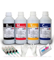 CANON PIXMA GM2040 Yazıcı Uyumlu GI-40 Forprint Dolum Seti 4X1000ml (Çok Renkli)