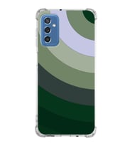 Samsung Galaxy M52  Köşe Korumalı Antişok Kapak Renk Cümbüşü Tasarımlı  Silikon Kılıf (Şeffaf)