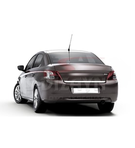 Peugeot 301 Krom Bagaj Alt Çıtası 2012-2017