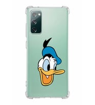 Samsung Galaxy S20 Fe  Köşe Korumalı Antişok Kapak Donald Duck Tasarımlı Şeffaf  Kılıf