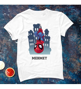 Spiderman Tişörtü ( Çocuk - Büyük ) Kişiye Özel