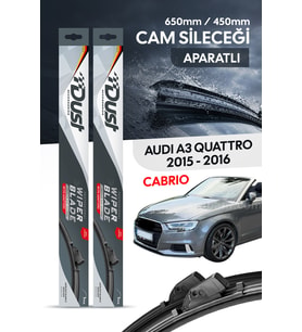 Audi A3 Quattro(Cabrio) 2015-2016 Uyumlu Silecek Takımı 650MM/450MM S13