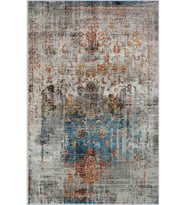 Eliana Home Baskılı, Yıkanabilir Kaymaz Taban Salon Halısı LNA1111 100x150 cm (Gri)