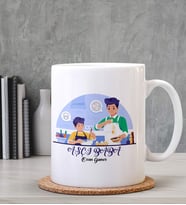 Kişiye Özel Aşçı Baba Tasarımlı Beyaz Kupa