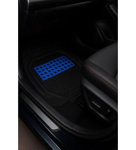 Honda CRV 2002 Uyumlu 3 Cm Havuzlu 5 Parça Set 3D Paspas Takımı Siyah - Mavi