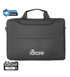 Ropcomp 15.6" Laptop Bilgisayar Çantası – Suya Dayanıklı – Siyah