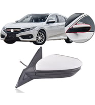 Honda Civic Sol Dikiz Ayna Elek+Sinyal+Katlanabilir 2015-2021