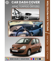 RENAULT MODUS (2004-2012) Torpido Örtüsü Ön Göğüs Koruma Torpido Koruma Tam Uyum Çatlamayı Önler