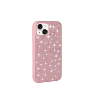 Apple iPhone 15 Plus Uyumlu Kılıf Parlak Taşlı Tasarım Zore Pırlanta Kapak (Pembe)