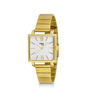 Polo Louis Vintage Kadın Kol Saati PL-1413Bx (Gold)
