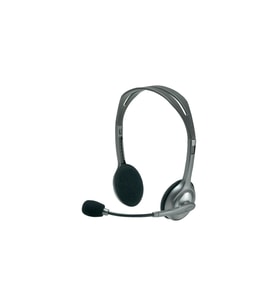 LOGITECH H110 981-000271 35mm Jac Çağrı Merkezi Ofis Toplantı Konuşmacı Tipi Microfonlu Kulaklık(1923)