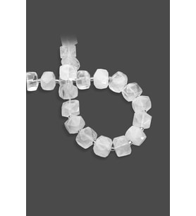 Kristal Kuvars Dikdörtgen Kesim 14x12mm Dizi