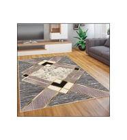Rovigo Home Dijital Baskı Yıkanabilir Kaymaz Taban Salon Halısı RVG1830-HT1073 (Kahverengi)
