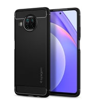 Spigen Mi 10T Lite ile Uyumlu Kılıf Rugged Armor Matte Black