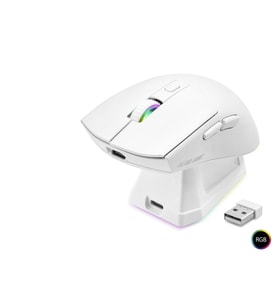 Kablosuz Rgb Mouse Şarj Standlı - Beyaz MF1215W (Standart)