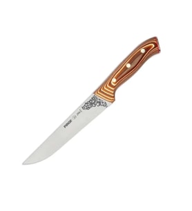 32103 Elite Kurban, Kasap Bıçağı 19 Cm - Kahverengi Perçinli Kompozit Sap