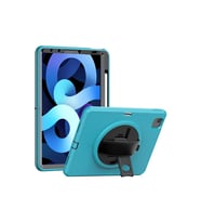 Apple iPad 2025 10.9 10.Nesil (A16) Kılıf Hand Strap Tablet Kılıfı - Turkuaz
