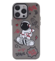 iPhone 14 Pro Max Kılıf Prada Desenli Kapak - Prada Siyah - 1