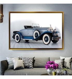 Altın Çerçeveli dekoratif tablo a1951 (Gold)