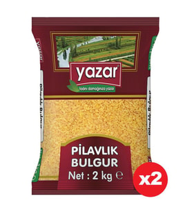 Yazar Pilavlık Bulgur 2 Kg. x 2 Adet